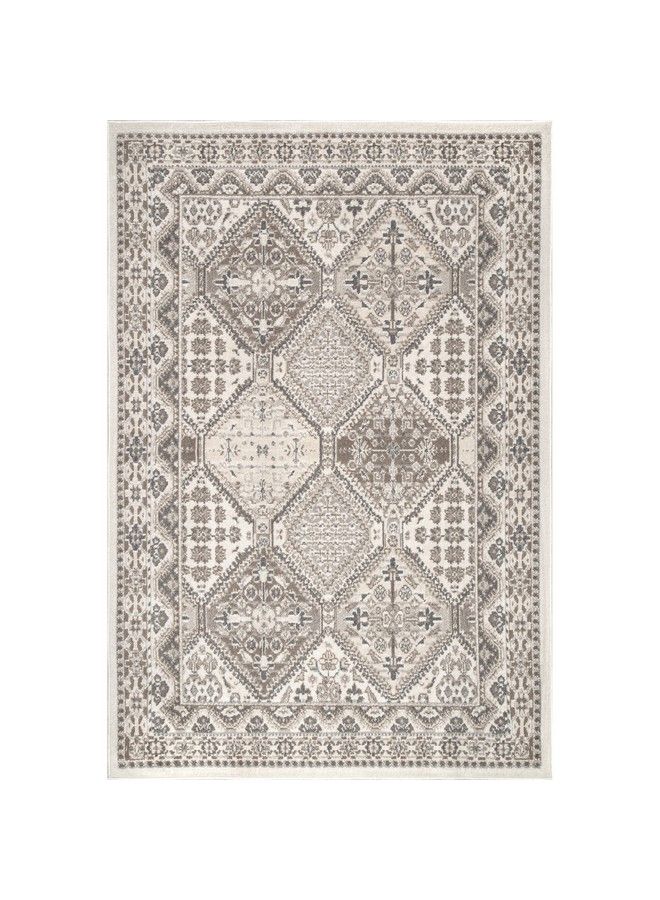 nuLOOM سجادة منطقة تقليدية بيكا مزخرفة 3' × 5' بيج - Image 3