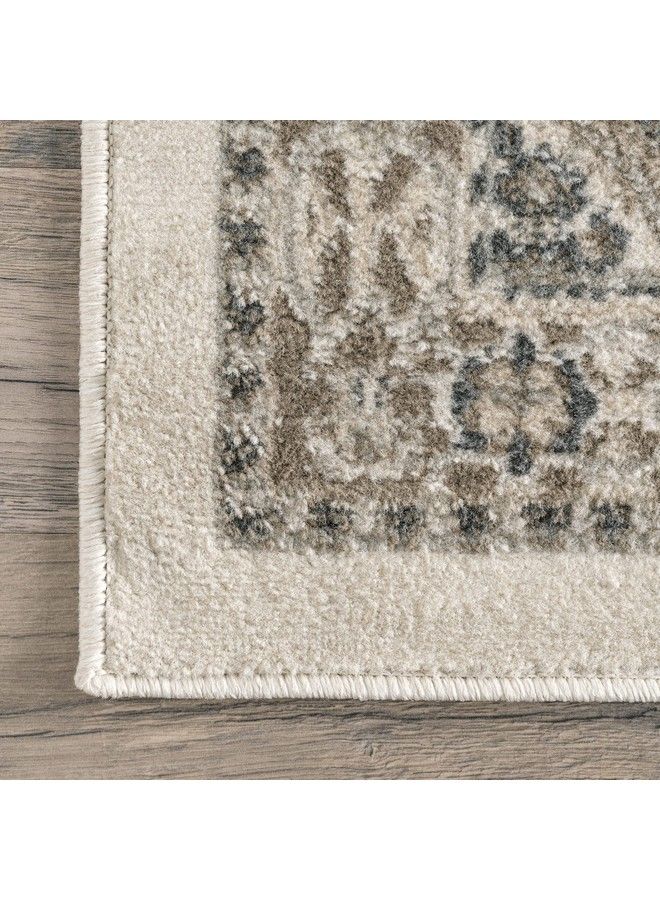 nuLOOM سجادة منطقة تقليدية بيكا مزخرفة 3' × 5' بيج - Image 4