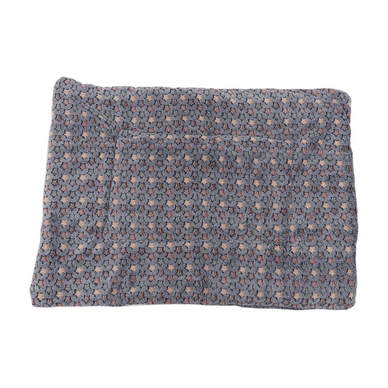 Flannel Pet Blanket Soft Dog Cat Mat For Sofa Bed Car Washable S Size 50x32CM - Image 2