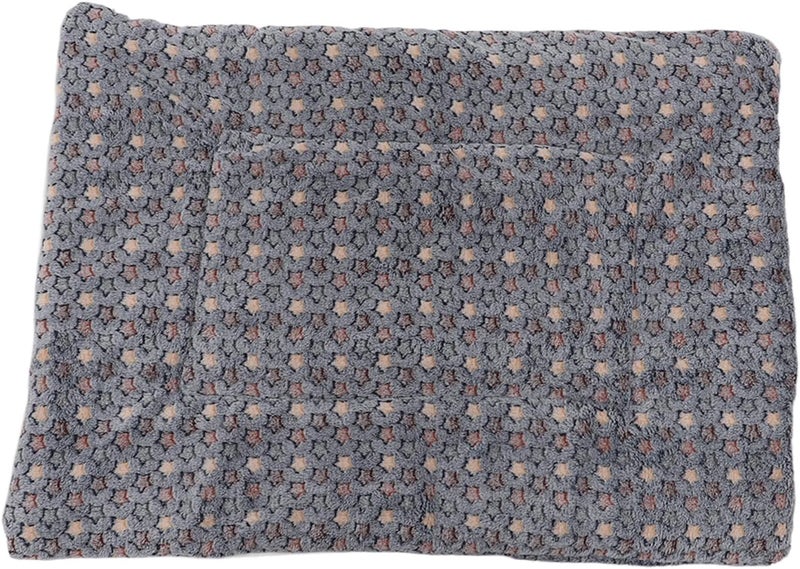 Flannel Pet Blanket Soft Dog Cat Mat For Sofa Bed Car Washable S Size 50x32CM - Image 1