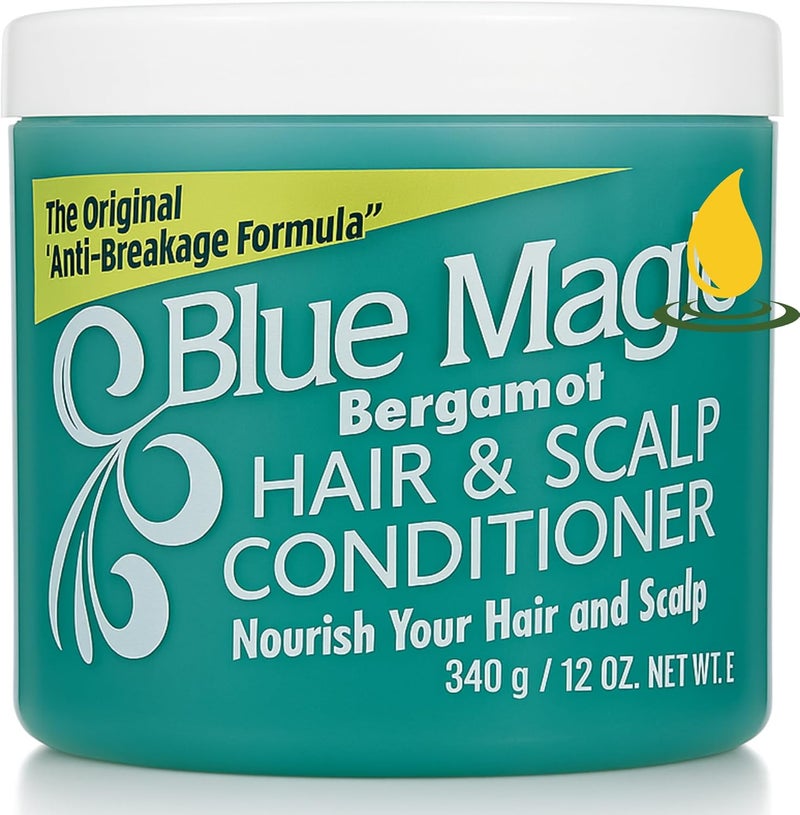 Bergamot Hair Scalp Conditioner 340g 12 oz Nourishing AntiBreakage Formula for Healthy Shiny Hair