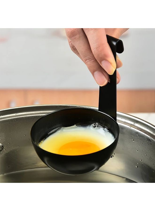 1pc Stainless Steel Egg Steamer For Quick And Easy Breakfast Cooking Home Soft Boiled Egg Maker With Black Handle Compact Kitchen Gadget - Image 2