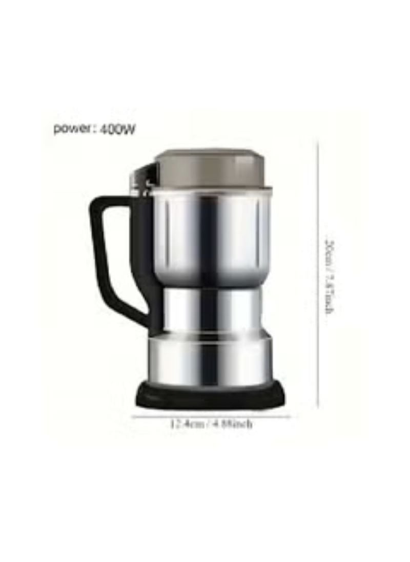 Generic Stainless Steel Electric Coffee and Spice Grinder with Handle 250W 400g Large Size Multifunction  - Image 2