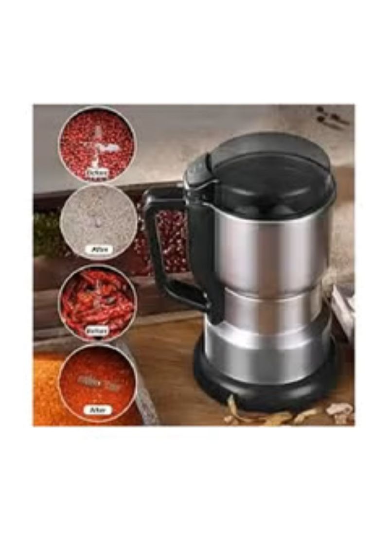 Generic Stainless Steel Electric Coffee and Spice Grinder with Handle 250W 400g Large Size Multifunction  - Image 5