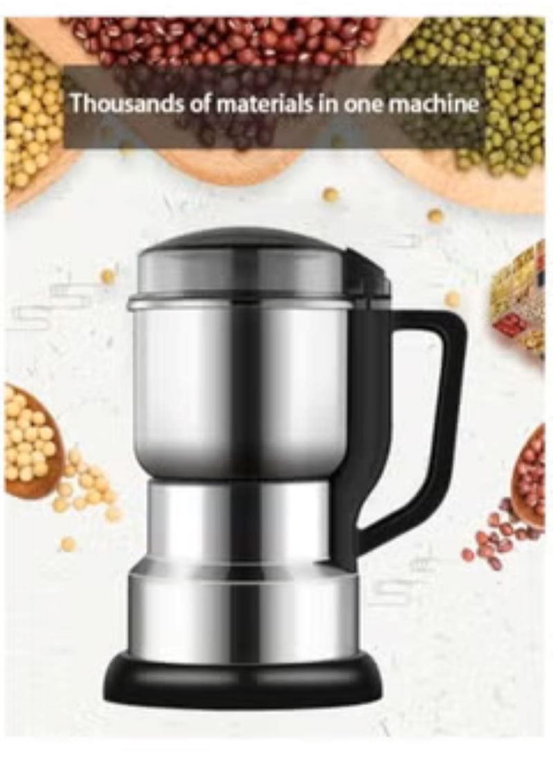 Generic - Stainless Steel Electric Coffee and Spice Grinder with Handle 250W 400g Large Size Multifunction - Image 1