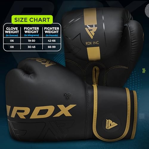 RDX Kids Boxing Gloves Sparring and Muay Thai Maya Hide Leather, Kara Patent Pending Junior Training Mitt for Kickboxing, Punching Bag, Focus Pads, MMA, Thai Pad, Double End Ball Punching Gloves - Image 4