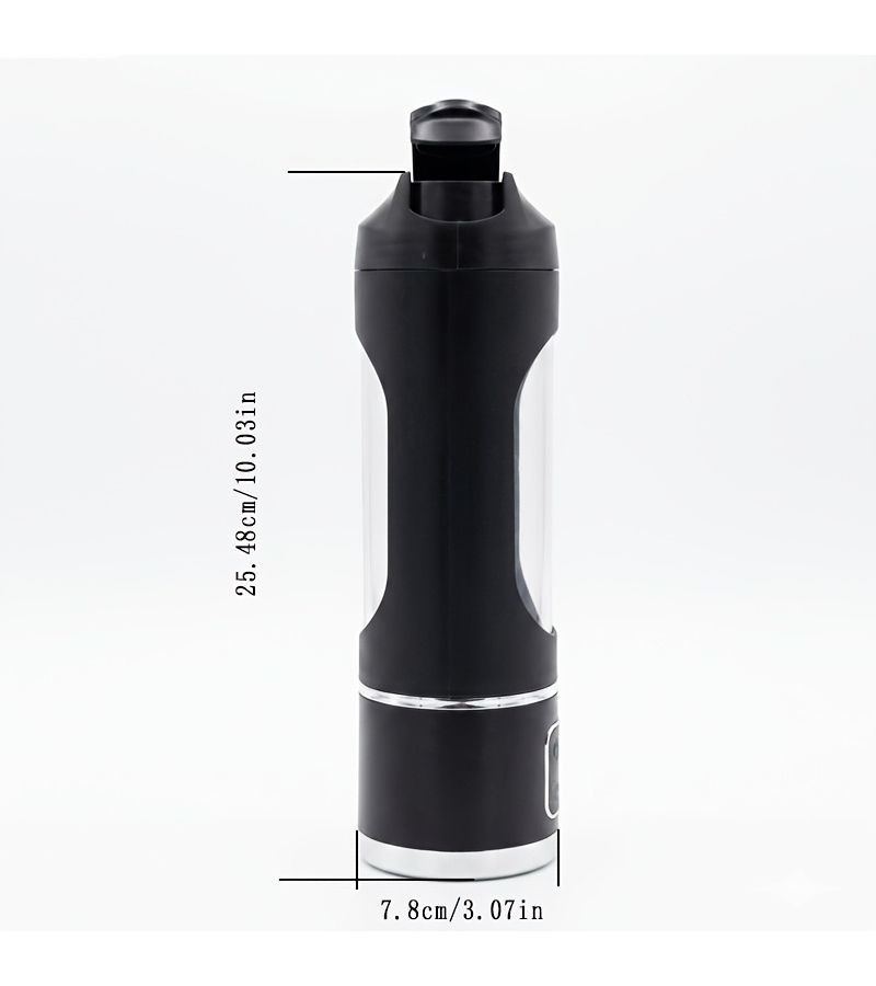 White 2026 Upgraded Rechargeable Portable Blender Handheld Juicer With Digital Display - Image 3