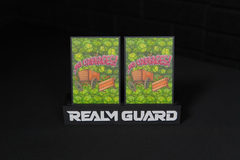 Realm Guard 100ct Textured TCG/MTG Card Art Sleeves (My Cabbages!) - Image 2