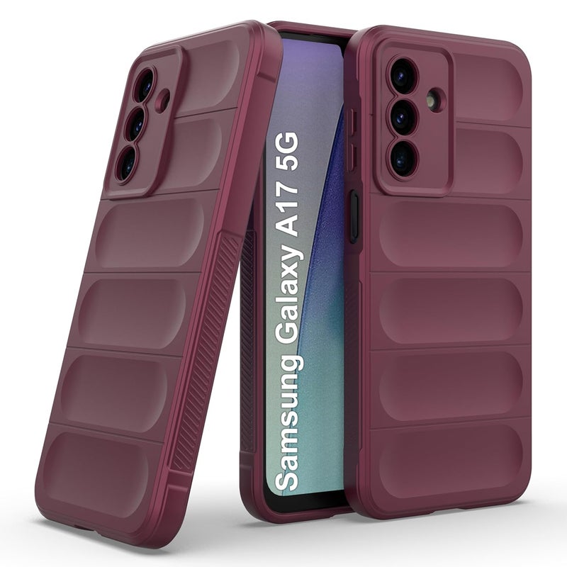 ZAPCASE Back Case Cover for Samsung Galaxy A17 5G | Liquid Silicon Magic Case with Camera Protection | Plum - Image 1