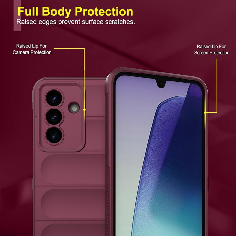 ZAPCASE Back Case Cover for Samsung Galaxy A17 5G | Liquid Silicon Magic Case with Camera Protection | Plum - Image 3