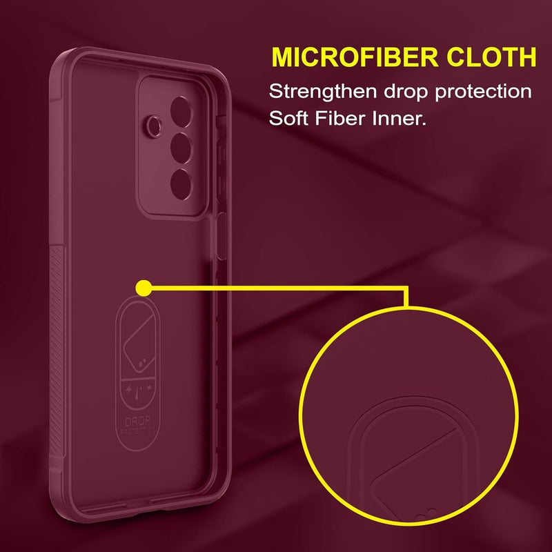 ZAPCASE Back Case Cover for Samsung Galaxy A17 5G | Liquid Silicon Magic Case with Camera Protection | Plum - Image 4