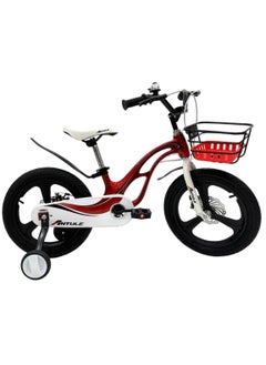 RALLY BICYCLE RALLY BICYCLE, Kids bike, RL-16-MG-9191, for 4 to 7 Years old with training wheels, basket, bell, chain cover, magnesium frame  - Image 1
