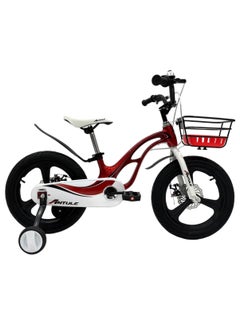 RALLY BICYCLE RALLY BICYCLE, Kids bike, RL-16-MG-9191, for 4 to 7 Years old with training wheels, basket, bell, chain cover, magnesium frame  - Image 2