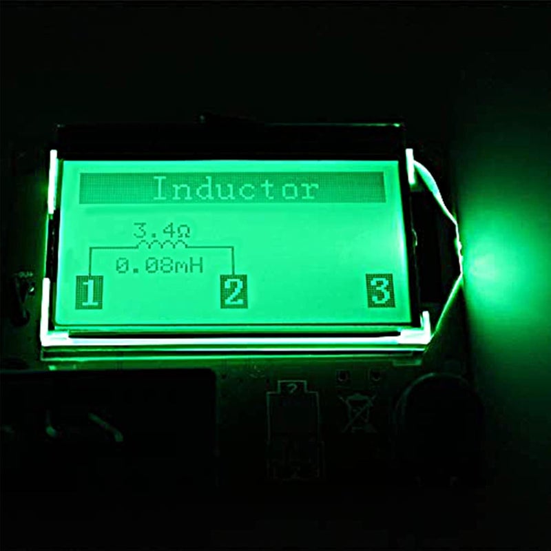 ALMOCN LCR-T4 Mega328 Transistor r Resistance Capacitance Diode Triode Capacitor ESR SCR Meter MOS PNP NPN LCR with Case - Image 4