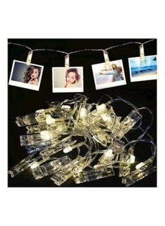 HALAMODO Decorative String Lights with 20 Clips for Hanging Photos Yellow, Interior Arrangements  - Image 4