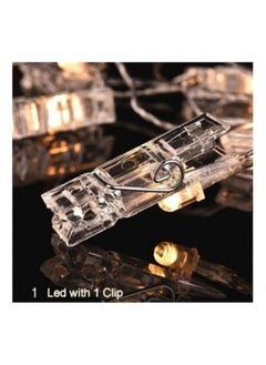 HALAMODO Decorative String Lights with 20 Clips for Hanging Photos Yellow, Interior Arrangements  - Image 3