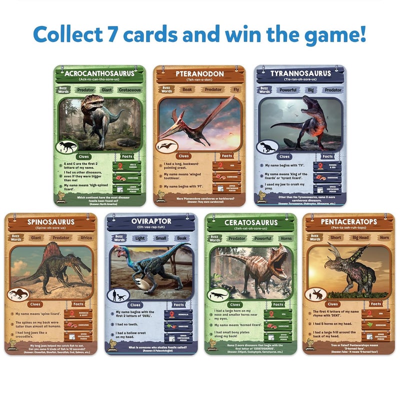 Skillmatics Guess in 10 Dinosaurs, Perfect for Boys, Girls, Kids, and Families Who Love Card Games, Toys, Travel Games, Gifts for Ages 8, 9, 10 & Up - Image 5