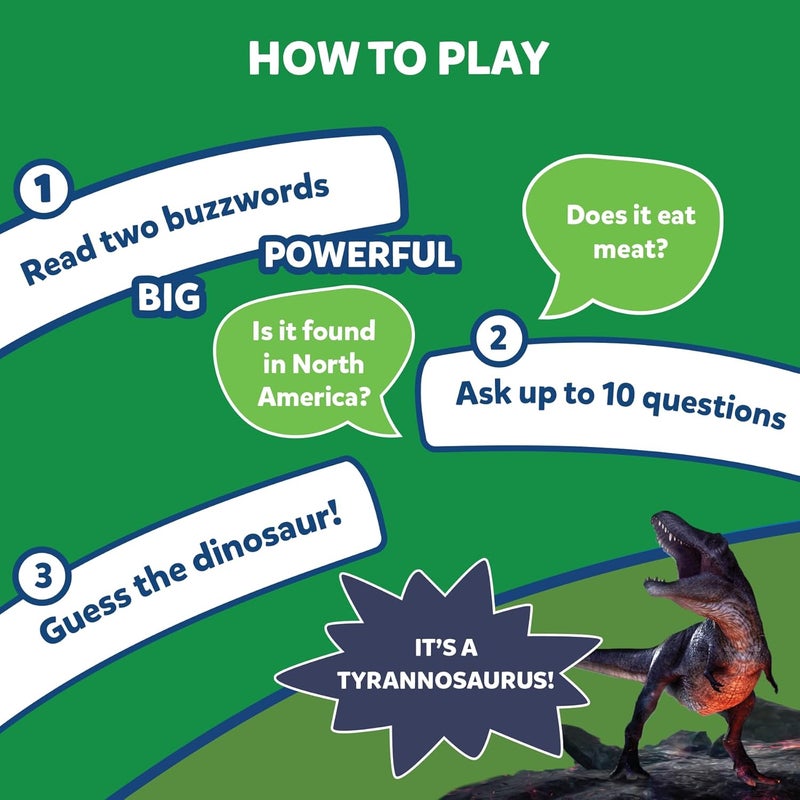 Skillmatics Guess in 10 Dinosaurs, Perfect for Boys, Girls, Kids, and Families Who Love Card Games, Toys, Travel Games, Gifts for Ages 8, 9, 10 & Up - Image 3