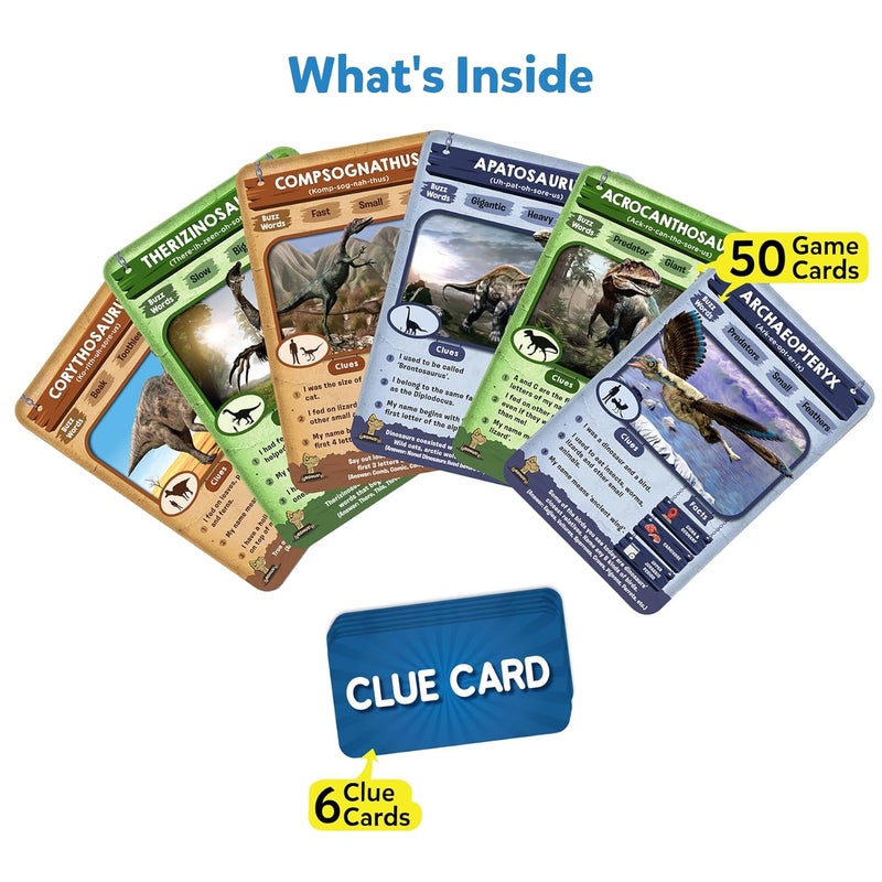 Skillmatics Guess in 10 Dinosaurs, Perfect for Boys, Girls, Kids, and Families Who Love Card Games, Toys, Travel Games, Gifts for Ages 8, 9, 10 & Up - Image 2