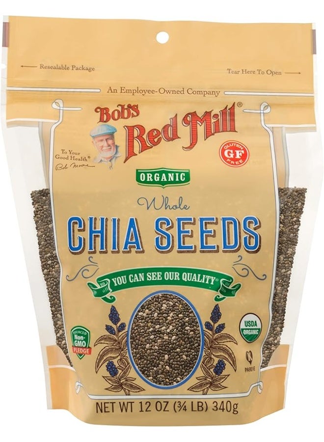Bob's Red Mill Organic Chia Seeds, 340 gm - Image 1