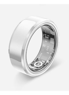 Generic Smart Ring Multi-function Ring For Men And Women Black Technology Waterproof Bluetooth Ring Sleep Mode Heart Rate Gesture Photo-Color:Matt Silver No. 10 (inner Diameter 19.9mm) Box Charger  - Image 1