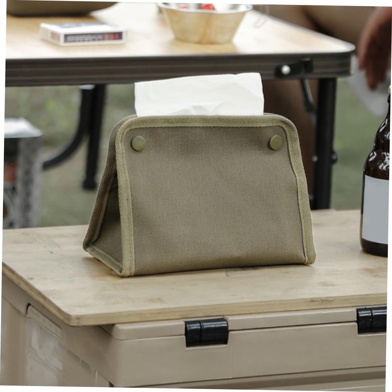 Tissue Box Cover Cube Case for Desktop Napkin Holder Replacement - Image 5