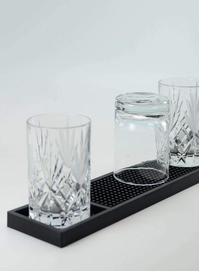 THW® PVC Rubber Bar Service Mat Spill Mat for Countertop Bar Rail | Non-Slip Design | Pack of 2 (60 cm x 8 cm) | Durable & Easy to Clean - Image 3