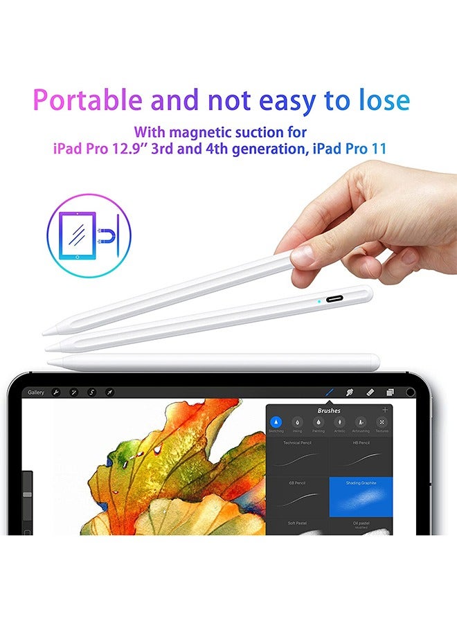 Pencil Touch Screen Stylus Pen For iOS and Android devices, Rechargeable Stylist Pen Compatible With Samsung Huawei phones and tablets - Image 4