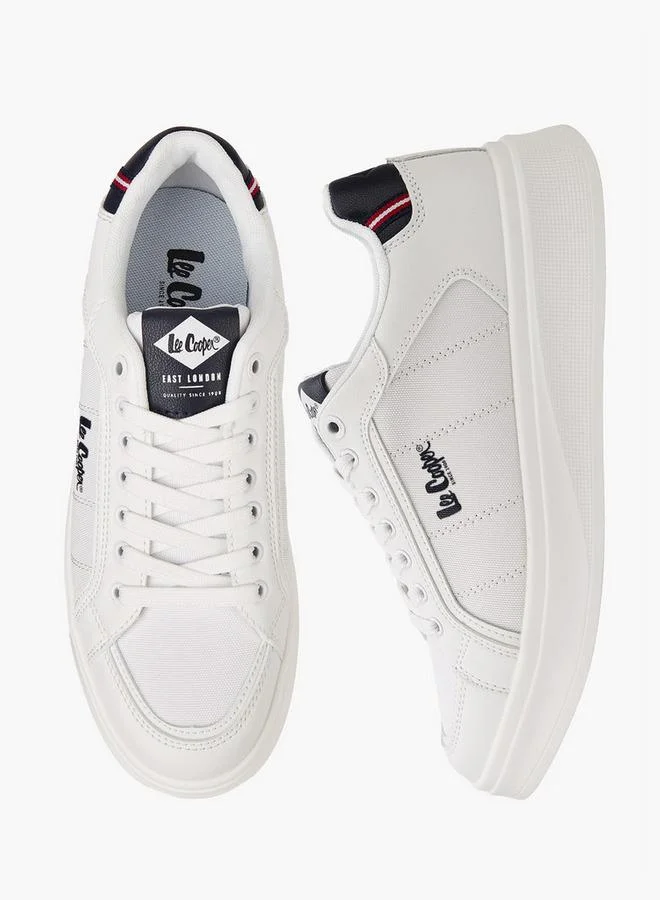 Men's Solid Lace-Up Sneakers
