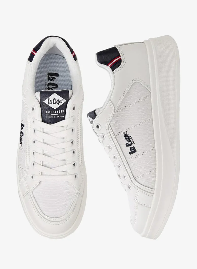 Lee Cooper Men's Solid Lace-Up Sneakers