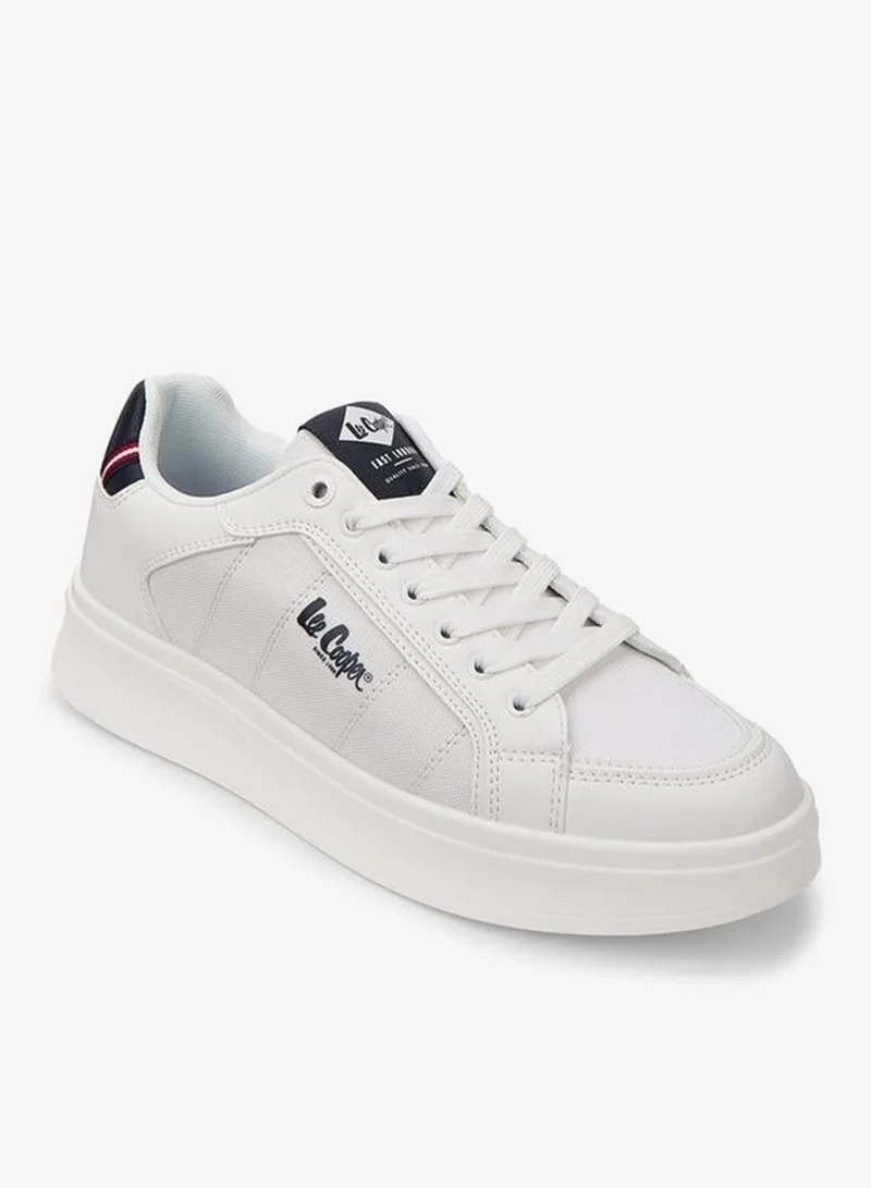 لي كوبر أحذية رياضية رجالية برباط سادة