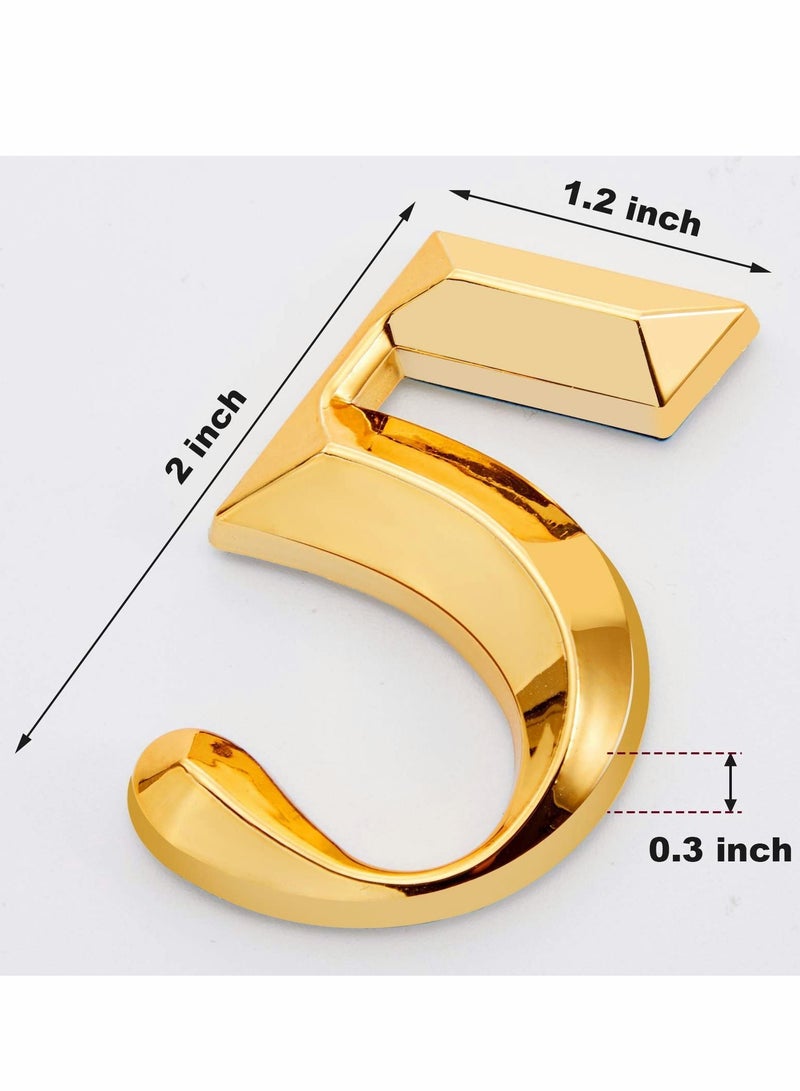 نيبمينينت 3D Mailbox Numbers 0-9 Self-Adhesive 2 Inch Address Number Stickers Door House Style Street Sign for Apartment Home Office - Image 5