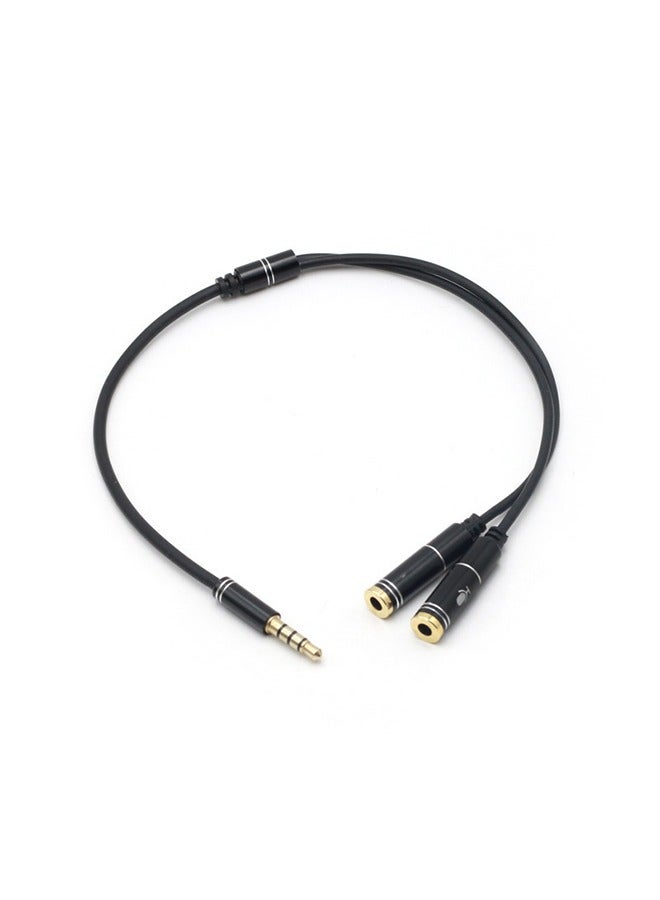 Umiwin 3.5mm Audio Splitter Cable with Mic Headphone Aux Jack Adapter Extension for Phone Computer Laptop Daily Use - Image 2