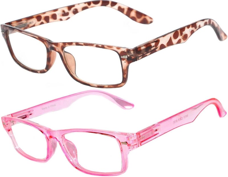 OWL Retro Fashion Style Narrow Rectangular Frame Clear Lens Eyeglasses - Image 1