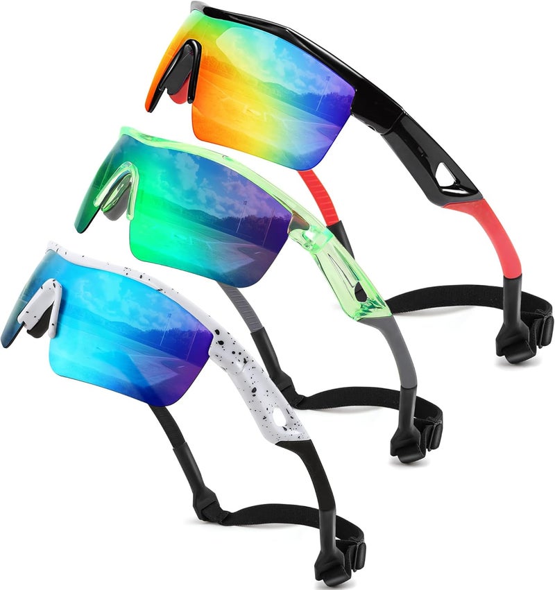 FEISEDY Kids Teens Baseball Polarized Sunglasses Sports TR90 Frame Boys Girls Cycling B2454 - Image 1