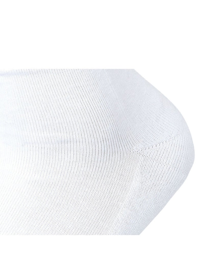 SAM SOCKS - Men Set of 3 Half Terry Sport Socks Plain White - Image 1