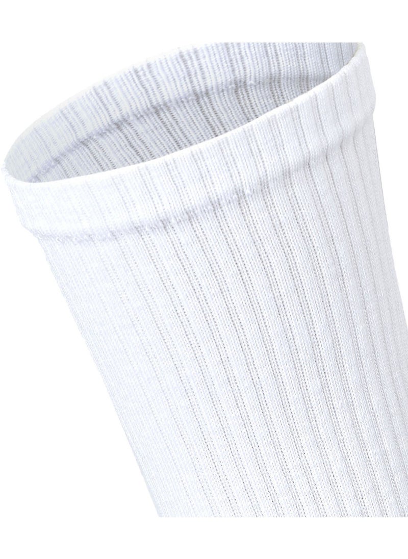 SAM SOCKS - Men Set of 3 Half Terry Sport Socks Plain White - Image 1