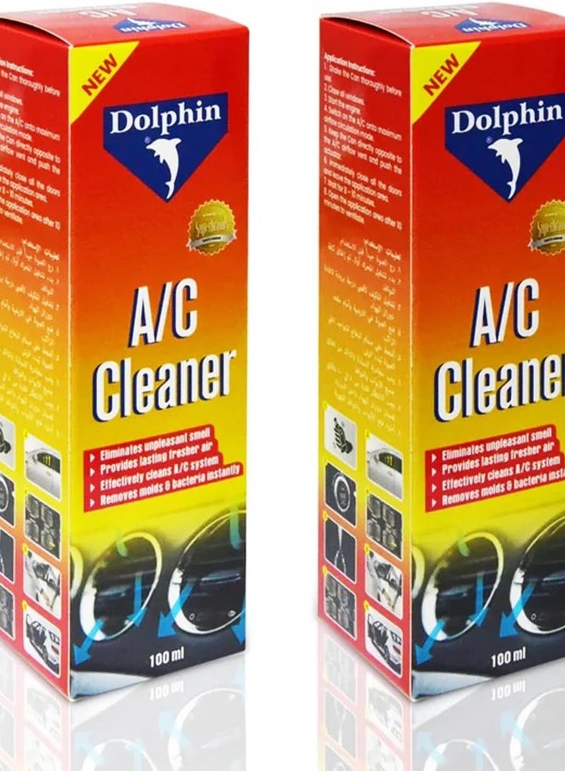 Generic A/C Cleaner & Sanitizer Foam (Pack of 2), Biodegradable & Non-Toxic, Deodorizer for Cars, Removes Bacteria, Mold, Viruses, Pollen & Odors, Eco-Friendly & Easy-to-Use  - Image 2