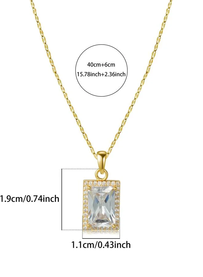 Take Two  Square Pendant Necklace for Women | Best Price UAE