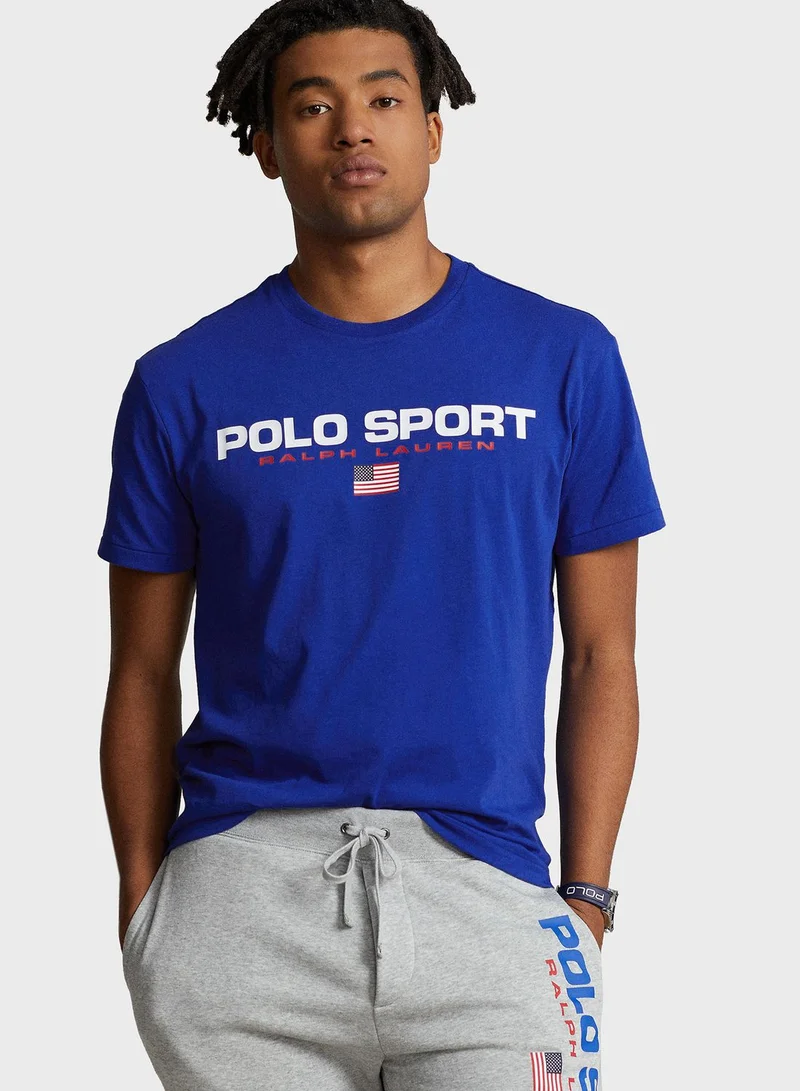 POLO RALPH LAUREN Logo Crew Neck T-Shirt