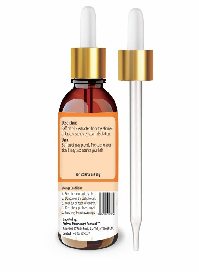 Crysalis Pure Natural Undiluted & Organic Standard Saffron(Crocus sativus) Essential Oil Steam Distilled Hair &Skincare Anti- Acne Minimizes Dead Skin Cells Brightens Complexion Massage Oil - 50ML - Image 5