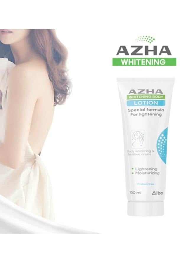AZHA Whitening Body Lotion Special Formula For Lightening 100ML - Image 5