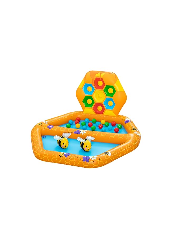 Bestway Lil' Beehive Paddling Pool & Ball Pit 127 X 119 X 61 Cm - Image 1