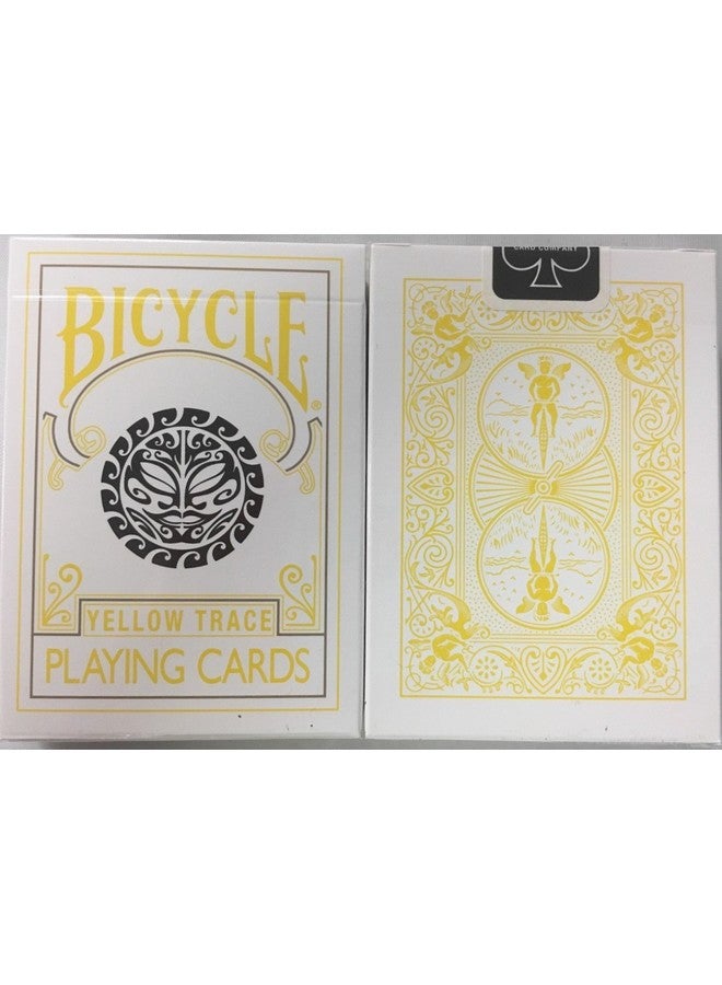 Bicycle USPC Bicycle Yellow Trace Playing Cards Sun Moon Design - Image 1