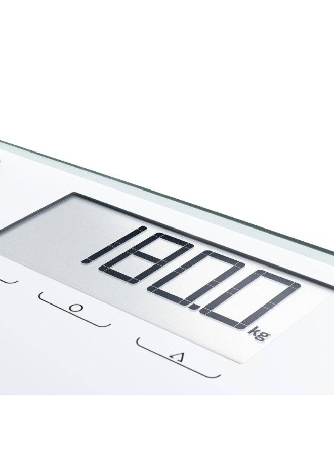 SOEHNLE Sensor Body Sleek Digital Non Slip Square Bathroom Scale Silver 180 kg - Image 3