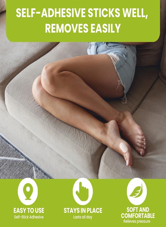 Bukihome Foam Bunion Pads to Wear with Shoes – Soft Bunion Cushion Protector - Breathable Foot Pad for All Day Comfort & Support - Self-Adhesive Bandages for Men and Women (27 Count, Multi-Size - Image 4