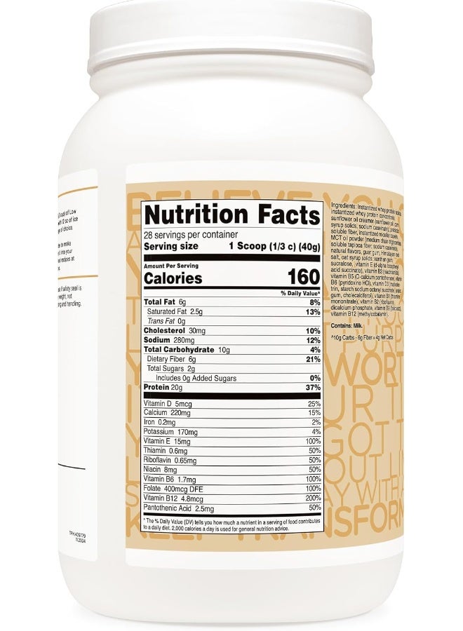 TransformHQ Meal Replacement Shake Powder 28 Servings (Vanilla) - Image 4