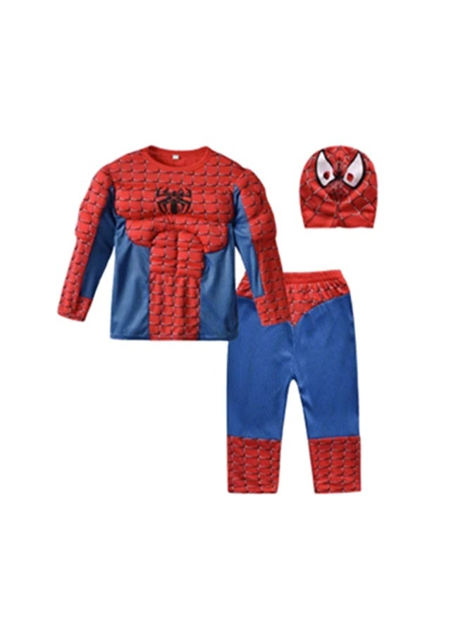 general Cospaly Performance Costume Children's Spider-Man Separate Muscle Suit