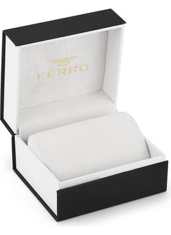 FERRO FM43004A-5 Men's Wristwatch Silver Blue Color New Season + Bracelet Gift  - Image 4