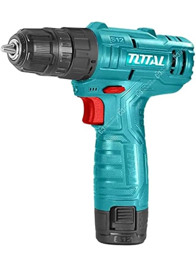 Total Tools Tdli12415 Lithium Ion Cordless Drill 12V 10Mm Single Battery